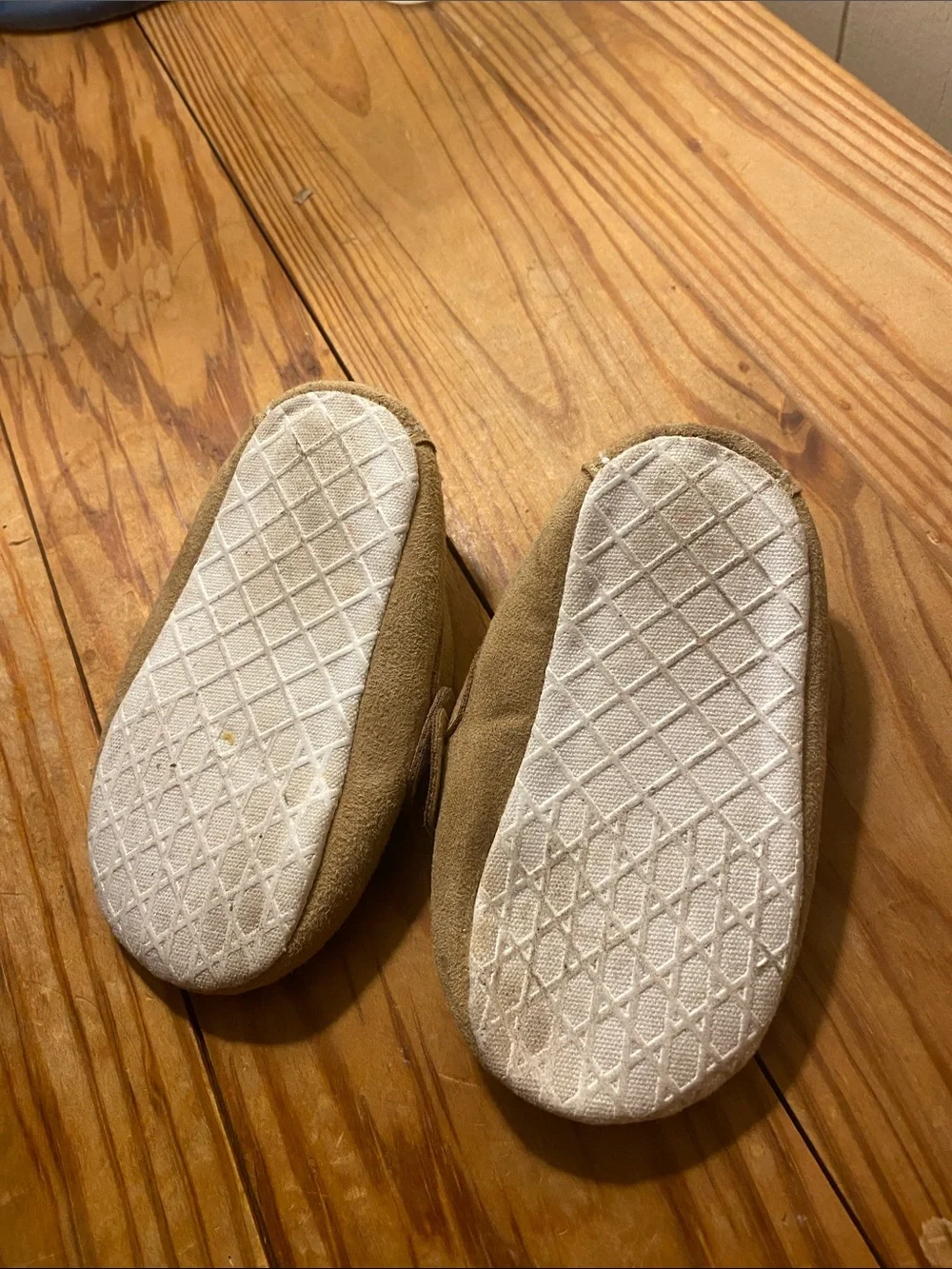 GAP Baby Tan Suede Moccasins - 12-18M
